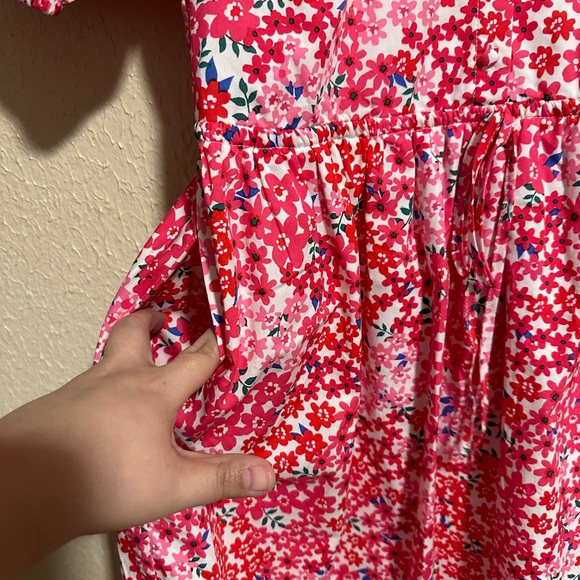 Sugarlips Ditsy Floral Mini‎ Dress Puff Sleeves Size Small - Picture 5 of 10